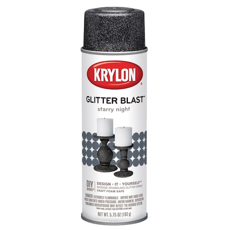 Krylon Krylon Glitter Blast Starry Night Spray  Paint 5.75 oz K03805000